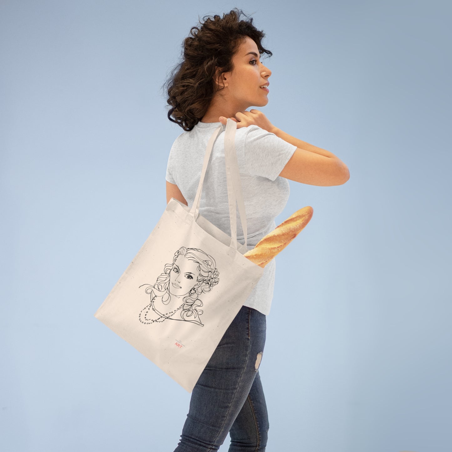 Tote Bag - Motiv: Alena, einseitig bedruckt, H30,5 cm