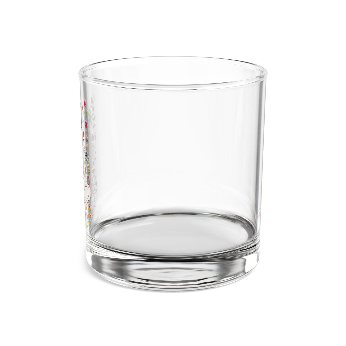 Rocks Glass, 10oz - Motiv: Carolin, Drei Katzen, Frei
