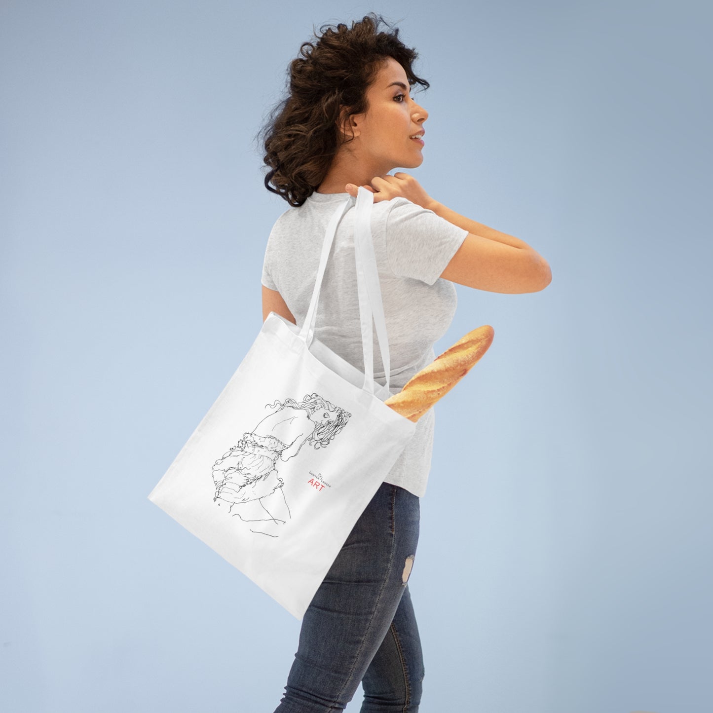 Tote Bag - Motiv: Giselle, einseitig bedruckt, H 30,5 cm