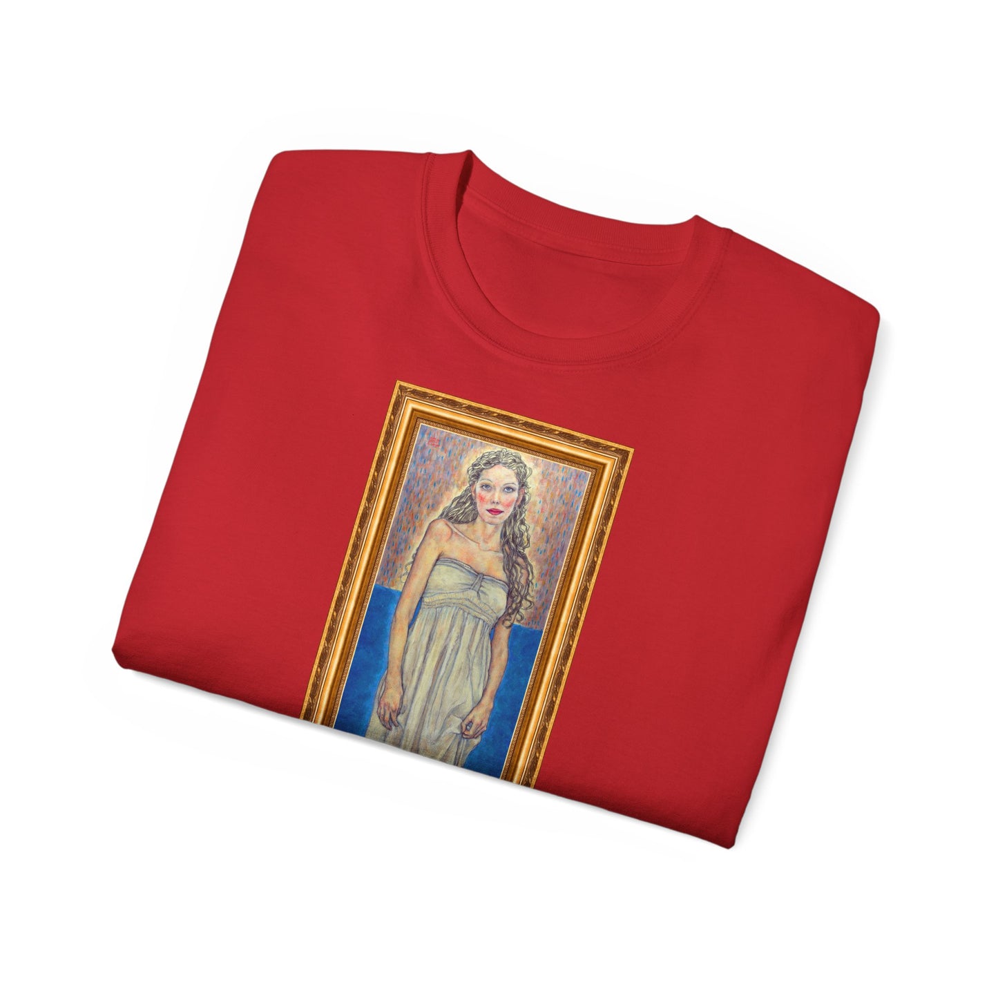 Unisex Ultra Cotton Tee - Motiv: Front Marie, mit Goldrahmen