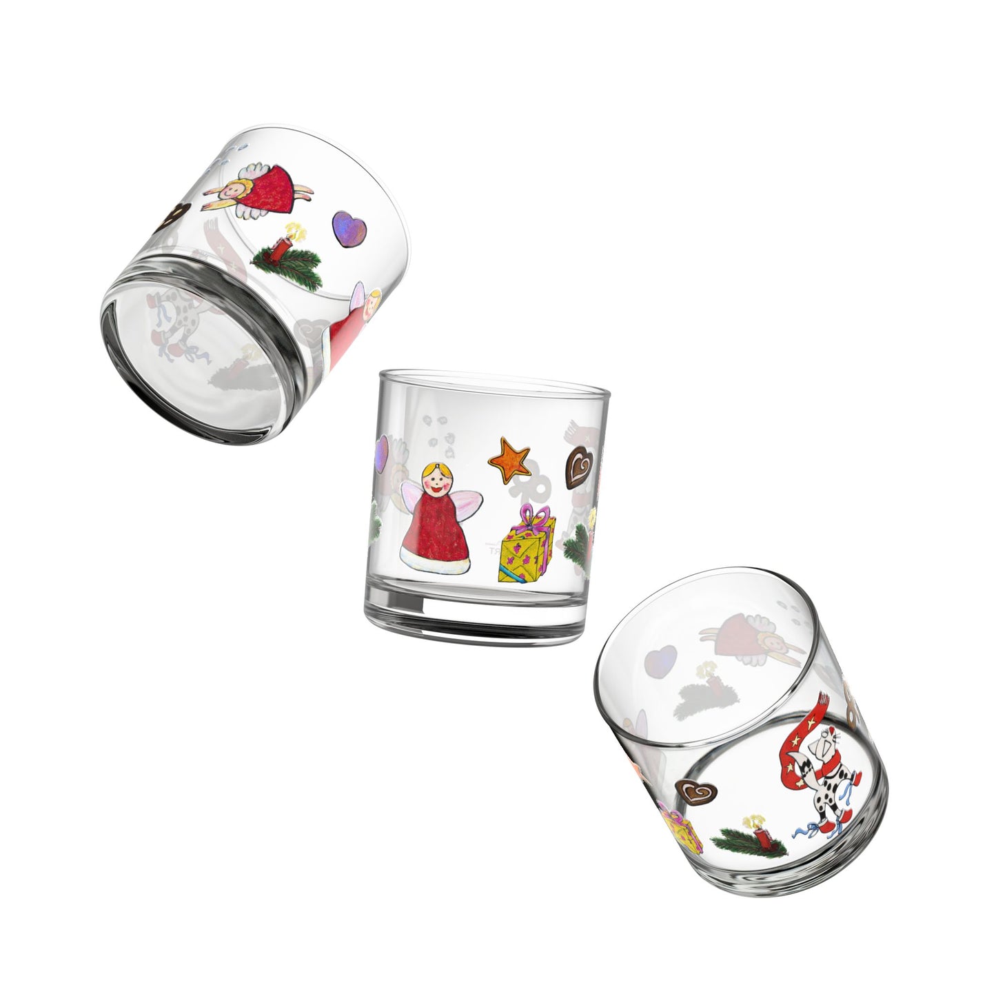 Rocks Glass, 10oz - Motiv: Weihnachten 2