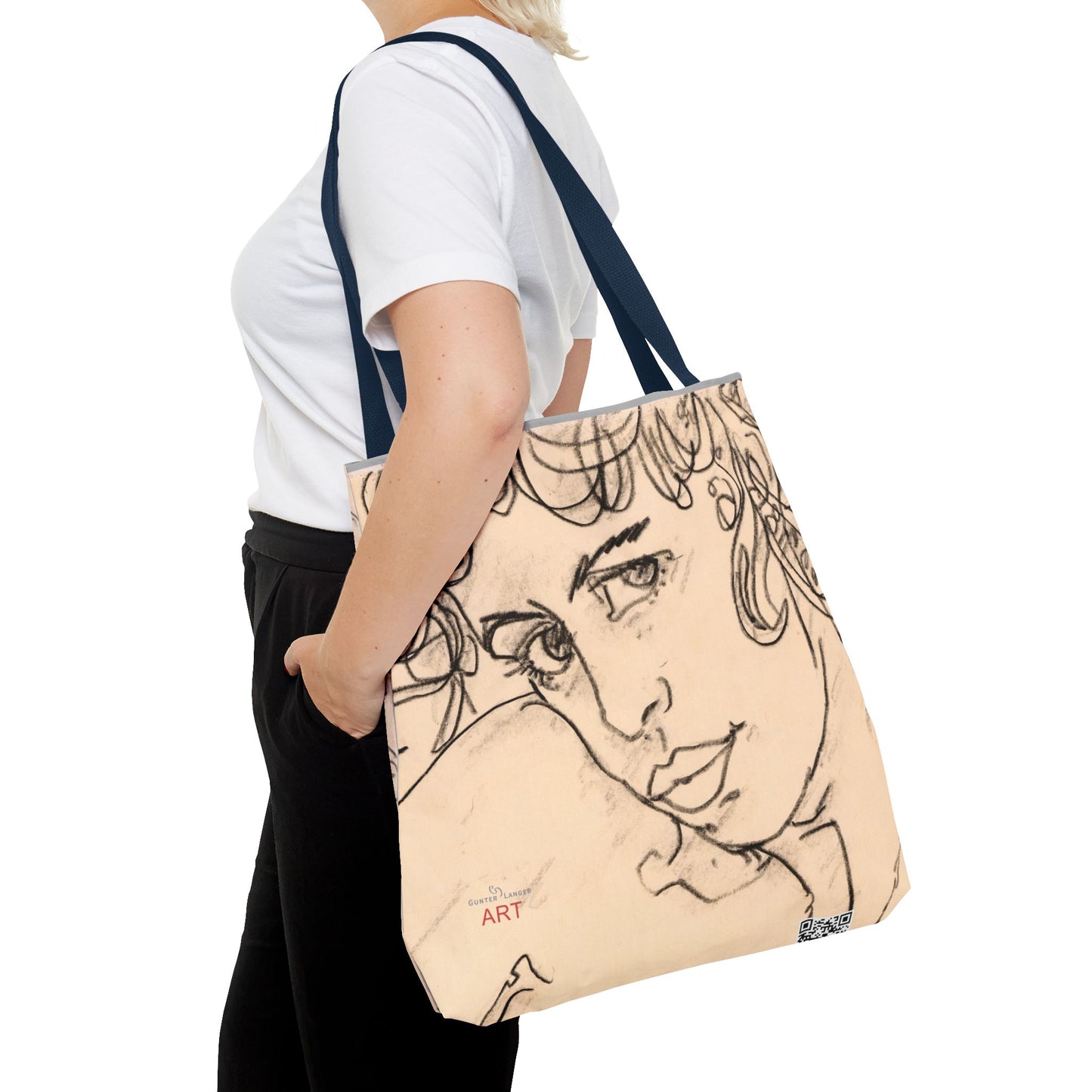 Tote Bag (AOP) - Motiv: Front Karla & Rückseite Lisa