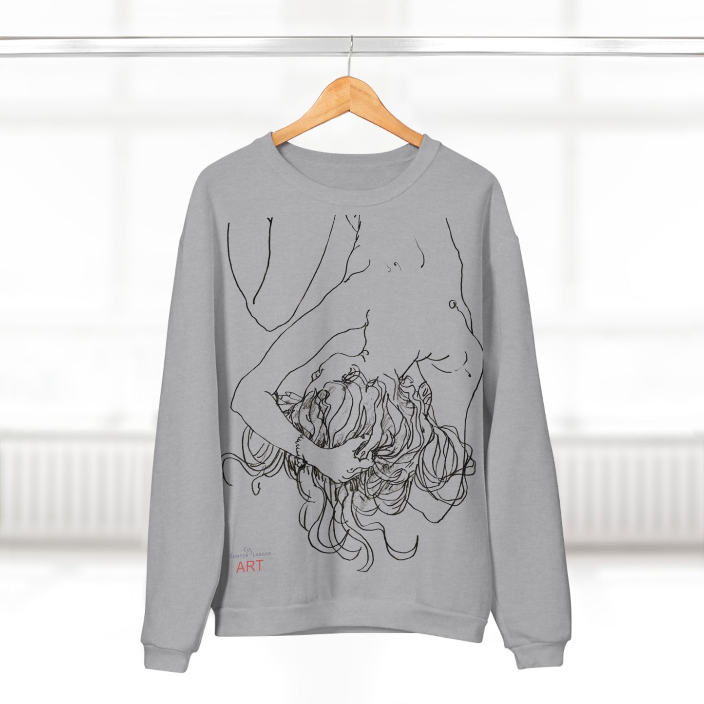 Unisex Crew Neck Sweatshirt (EU) - Motiv: Frontseite Alisha