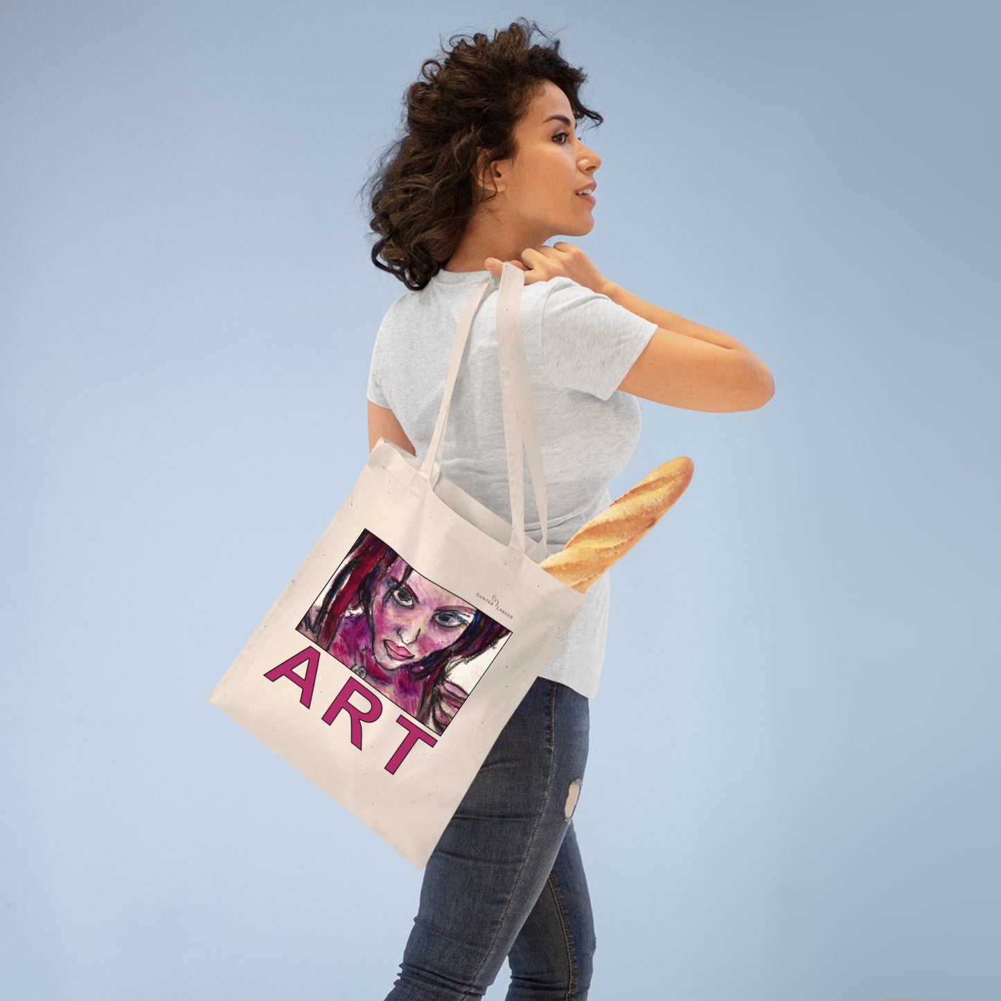 Tote Bag - Motiv: Lola ART, einseitig bedruckt, H 30,5 cm