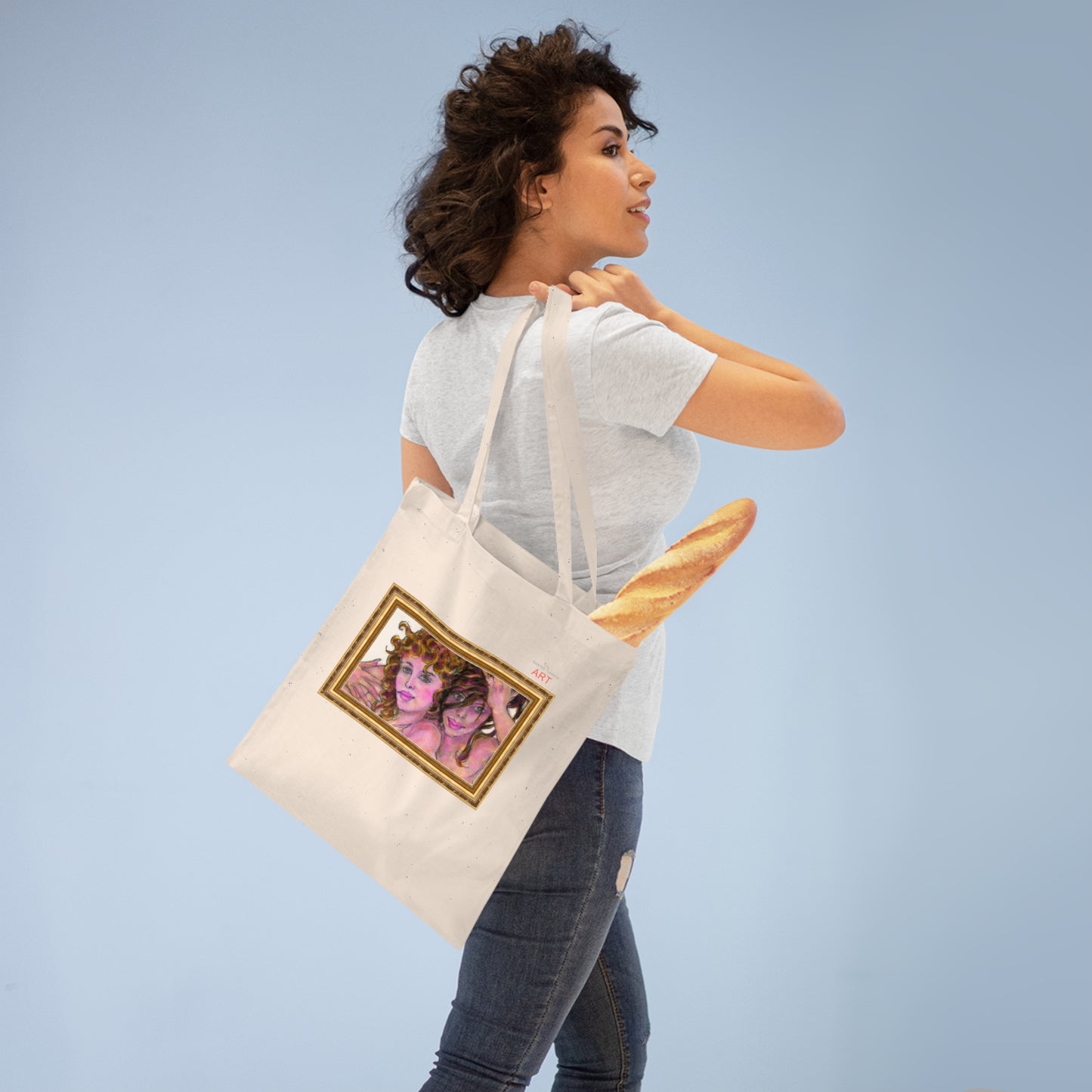 Tote Bag - Motiv: Sommer, einseitig bedruckt, H 17,7 cm