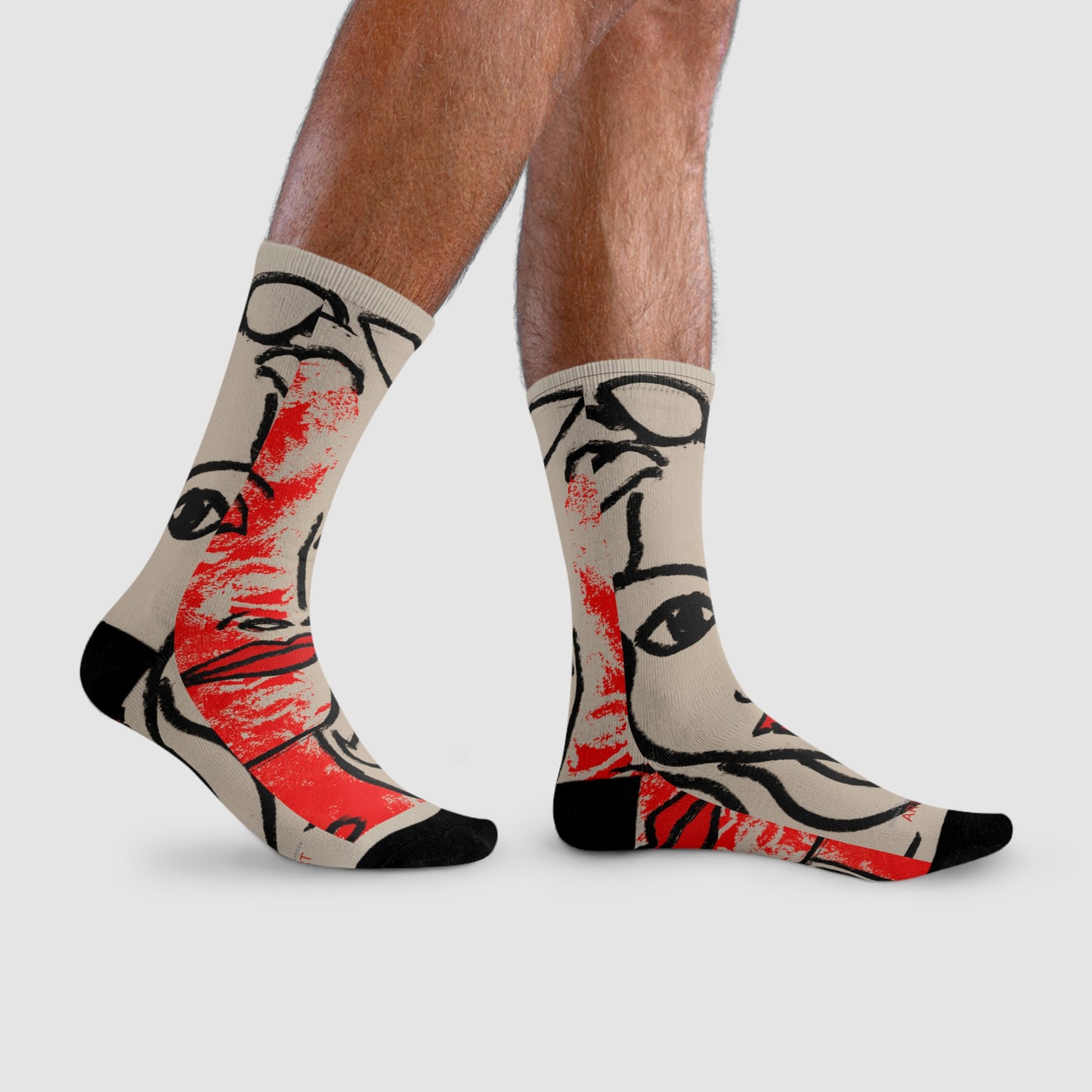 Sublimation Crew Socks (EU) - Motiv: Louisa S