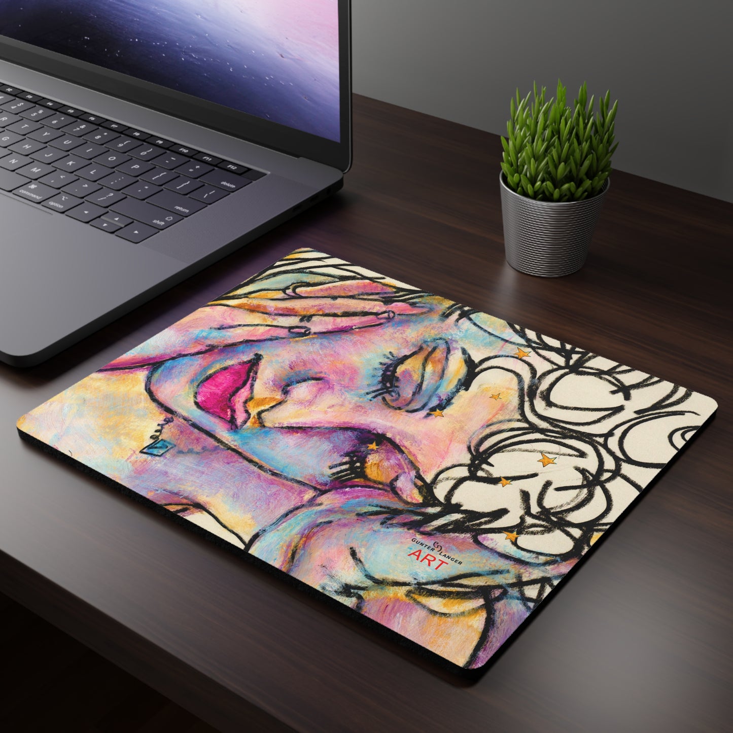 Rectangular Mouse Pad - Motiv: Mara, Ausschnitt