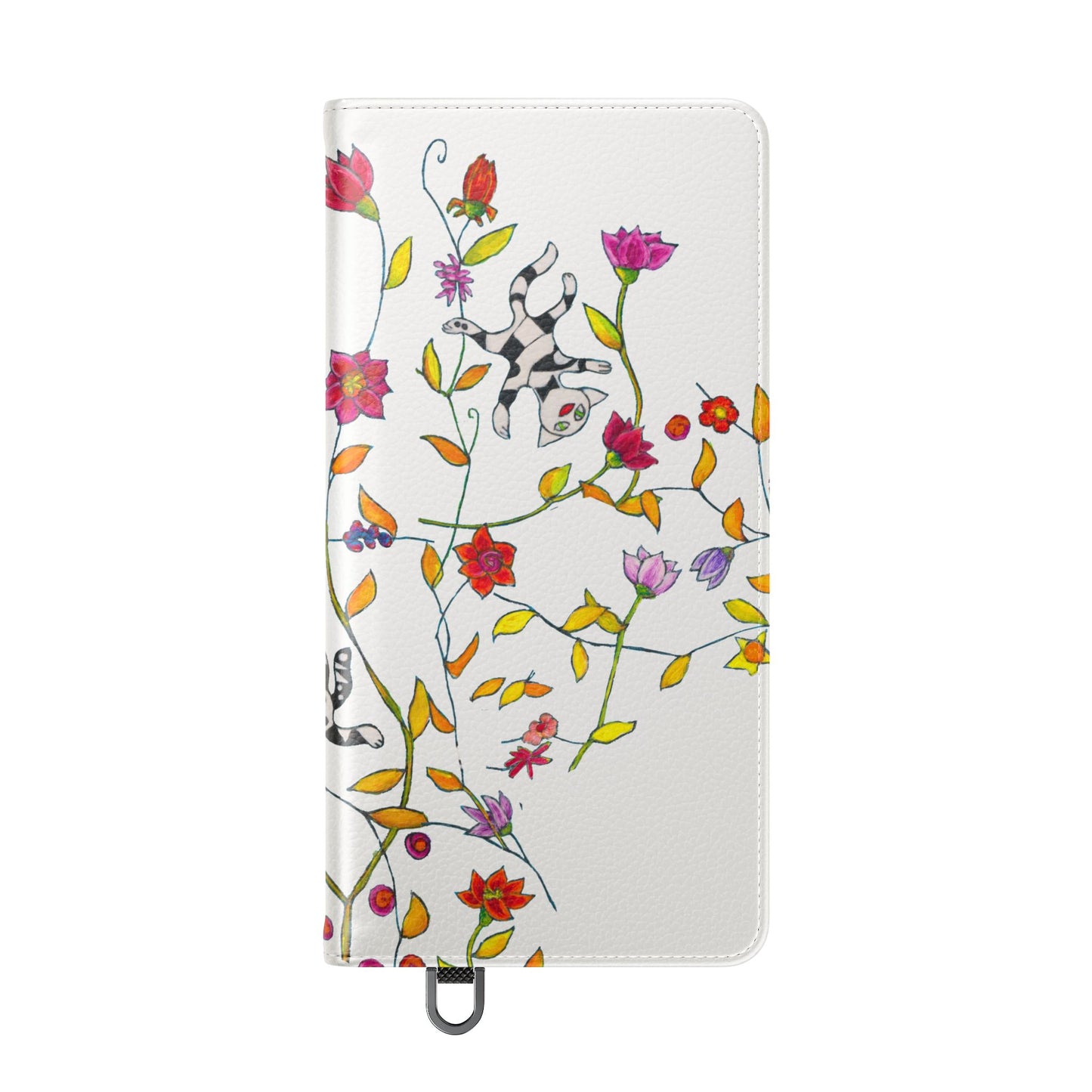 Flip Cases - Motiv: Drei Karierte Katzen auf weiß