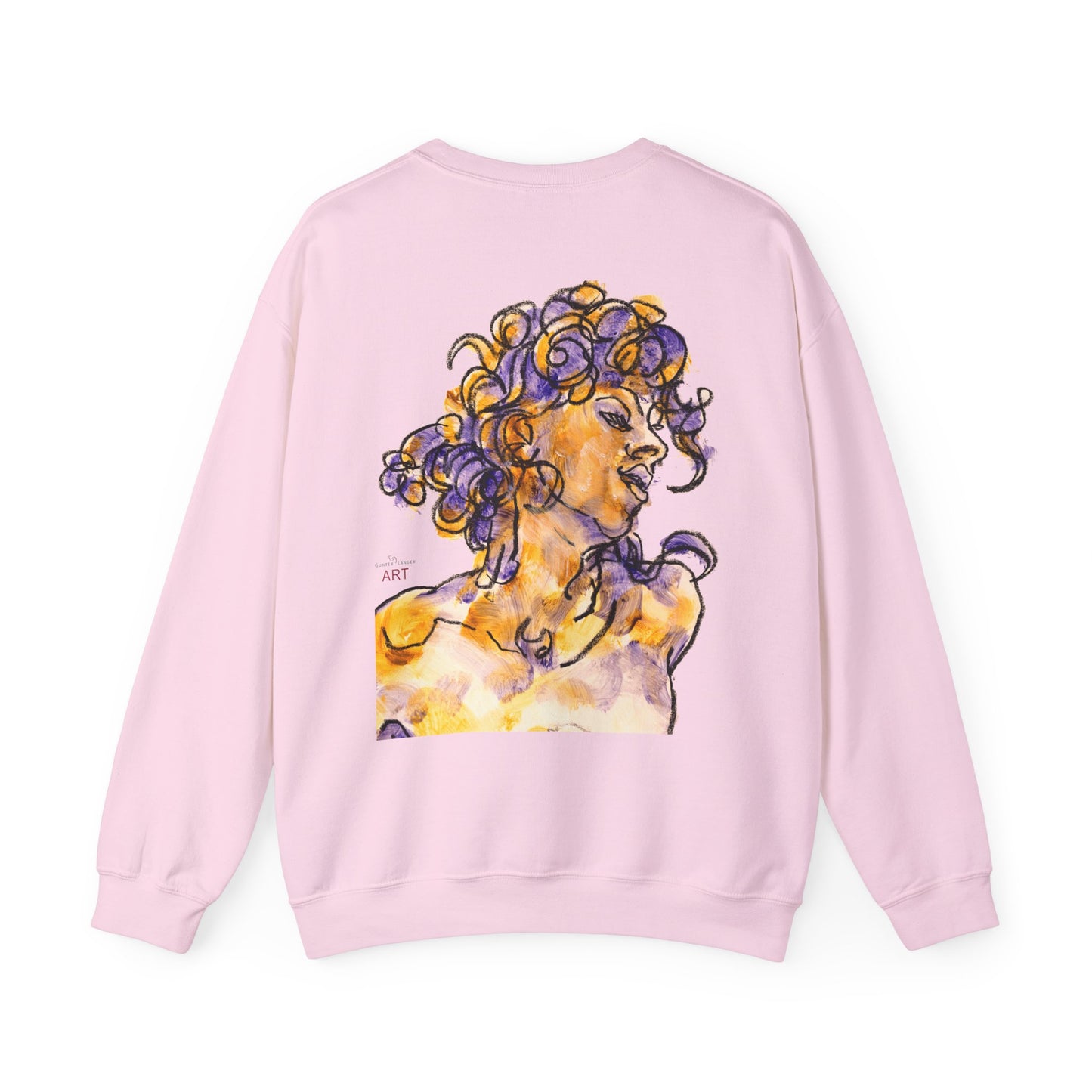 Unisex Heavy Blend™ Crewneck Sweatshirt - Motiv: Front Logo & Rückseite Pauline