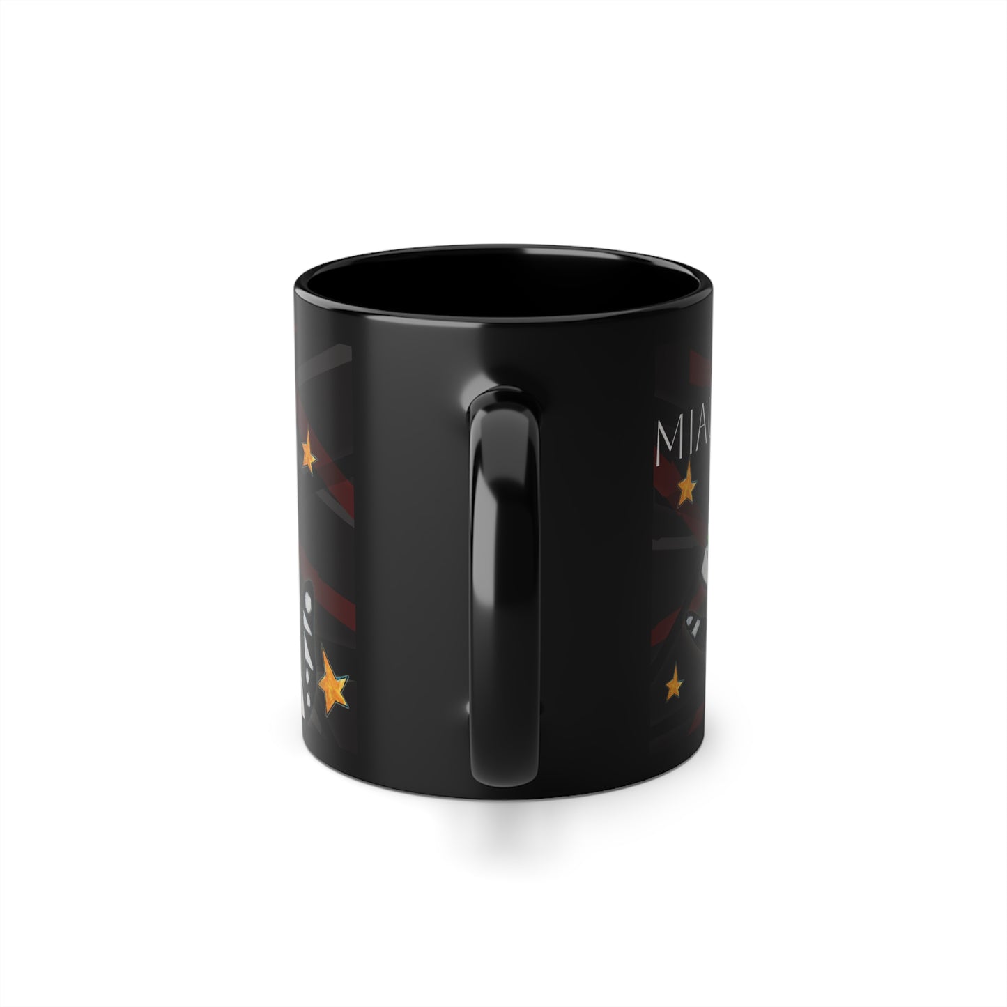 Black Coffee Cup, 11oz - Motiv: Miau 1S & Mikado Schwarz 3.2