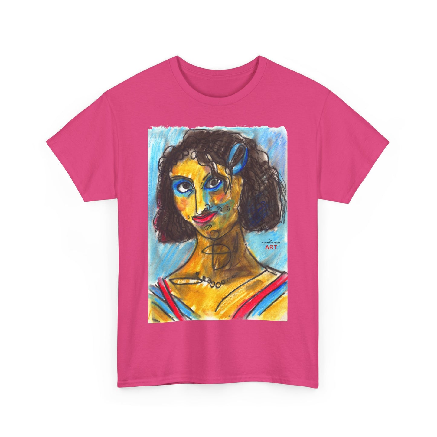 Unisex Heavy Cotton Tee - Motiv: Front Frechdax
