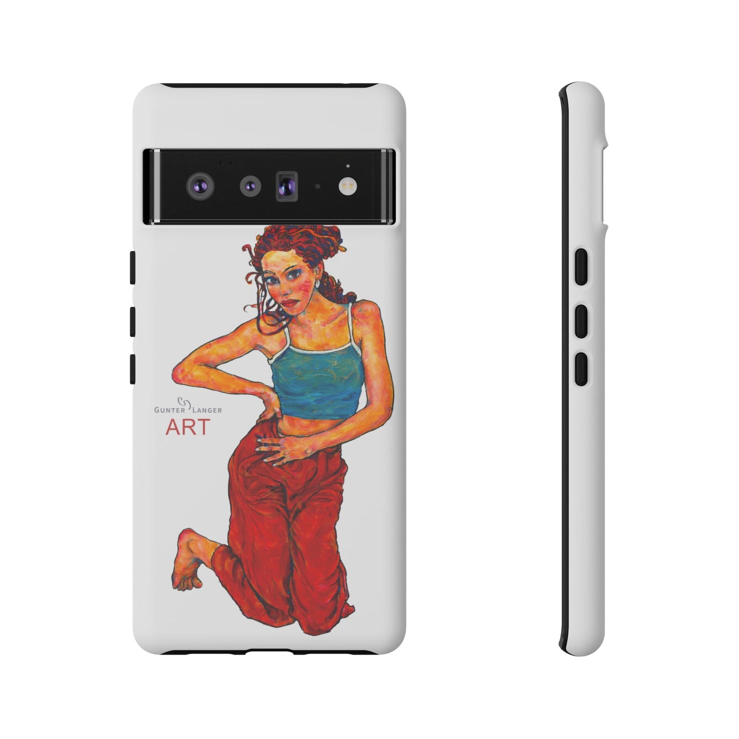 Tough Cases - Google Pixel - Samsung Galaxy - Motiv: Lea, Weiß