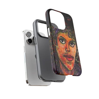 Tough Cases - iPhone - Motiv: MJ, Schwarz