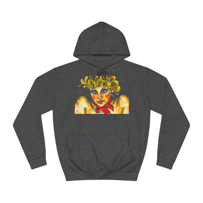 Unisex College Hoodie - Motiv: Frontseite Ina, frei, H 23,5 cm