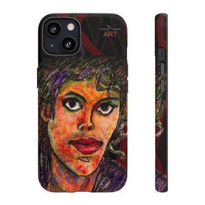 Tough Cases - iPhone - Motiv: MJ, Schwarz