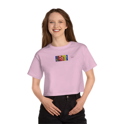 Champion Women's Heritage Cropped T-Shirt - Motiv: Front, Mascha, h 5 cm