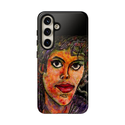 Tough Cases - Google Pixel - Samsung Galaxy - Motiv: MJ, Schwarz