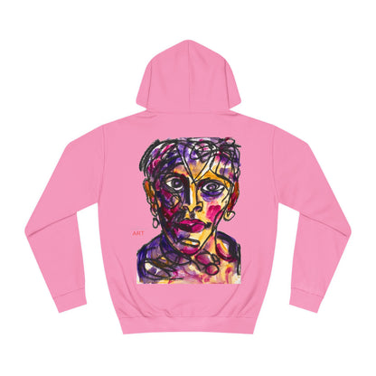 Unisex College Hoodie - Motiv: Front Auge & Rückseite Robert