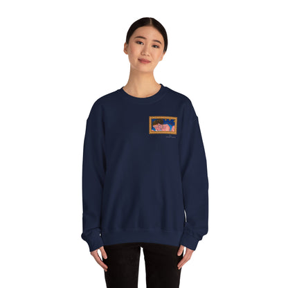 Unisex Heavy Blend™ Crewneck Sweatshirt - Motiv: Front Alva (Ausschnitt) &  Rückseite Alva