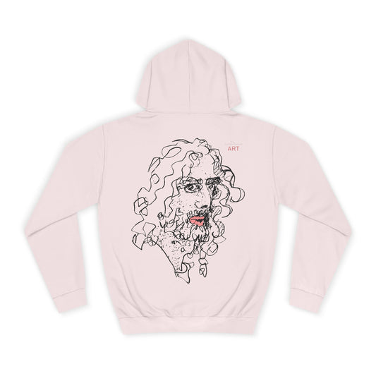 Unisex College Hoodie - Motiv: Front Logo & Rückseite Montenegro