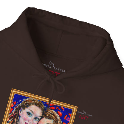 Unisex Heavy Blend™ Hooded Sweatshirt - Motiv: Front "Freundinnen" H 17,5 cm