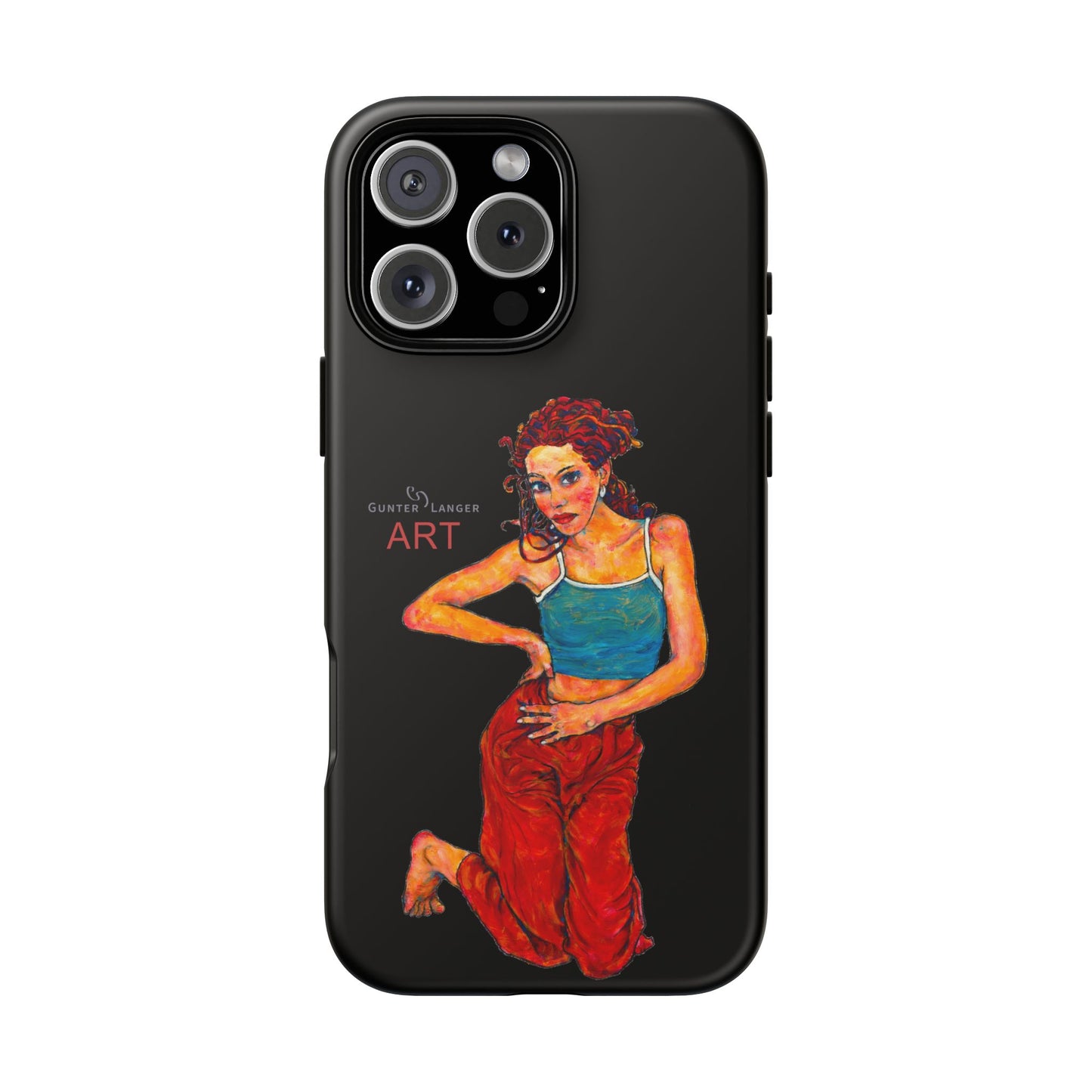 Tough Cases - iPhone - Motiv: Lea, Schwarz