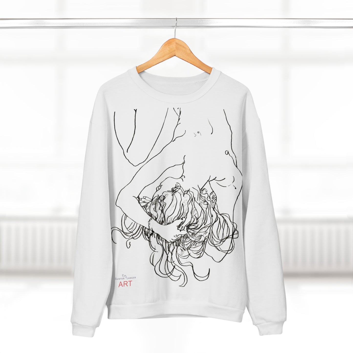 Unisex Crew Neck Sweatshirt (EU) - Motiv: Frontseite Alisha