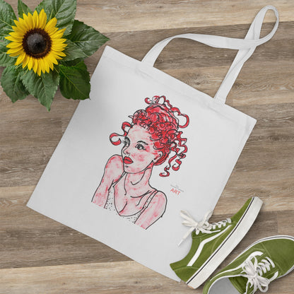 Tote Bag - Motiv: Mila, einseitig bedruckt, H 30,5 cm