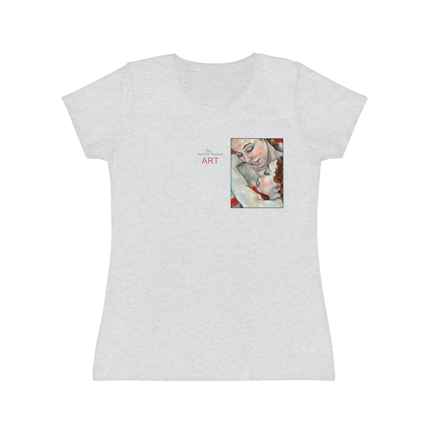 Women's Iconic T-Shirt - Motiv: Nähe (klein) & Nähe (groß)