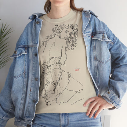 Unisex Heavy Cotton Tee - Motiv: Front Giselle