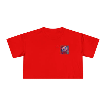 Women's Crop Tee  - Motiv: Valea, H 8 cm