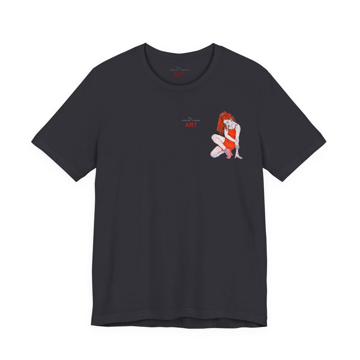 Unisex Jersey Short Sleeve Tee - Motiv: Front Julia, H12,5 cm