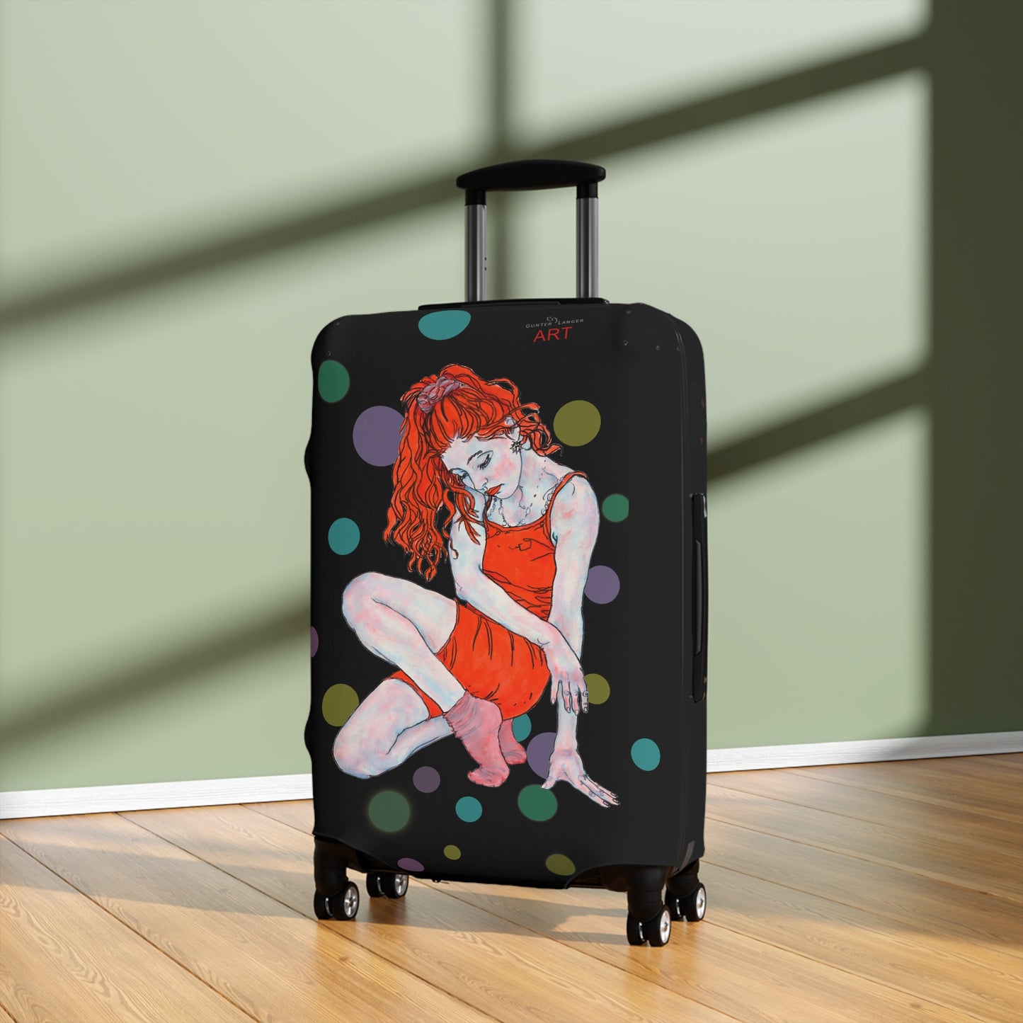 Luggage Cover - Motiv: Julia, Farbkreise