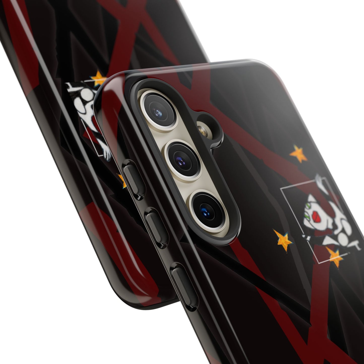 Tough Cases - Google Pixel - Samsung Galaxy - Motiv:  "Miau" klein H 8 cm, Sternenhimmel, Mikado3