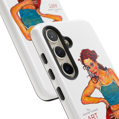 Tough Cases - Google Pixel - Samsung Galaxy - Motiv: Lea, Weiß