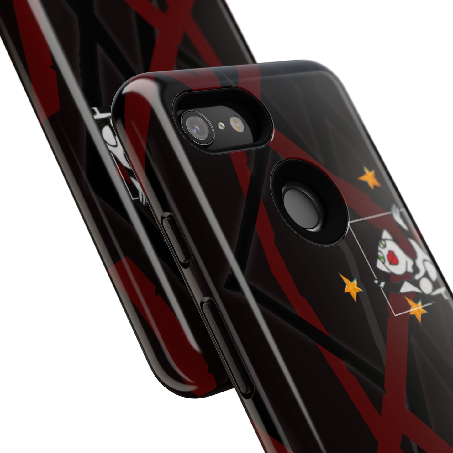 Tough Cases - Google Pixel - Samsung Galaxy - Motiv:  "Miau" klein H 8 cm, Sternenhimmel, Mikado3