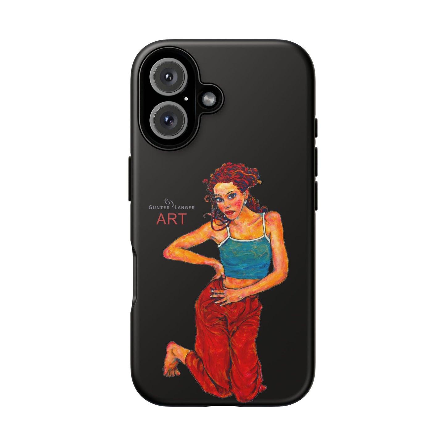 Tough Cases - iPhone - Motiv: Lea, Schwarz