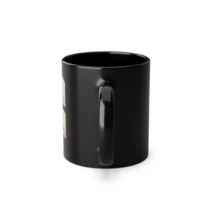 Black Coffee Cup, 11oz - Motiv: Anne