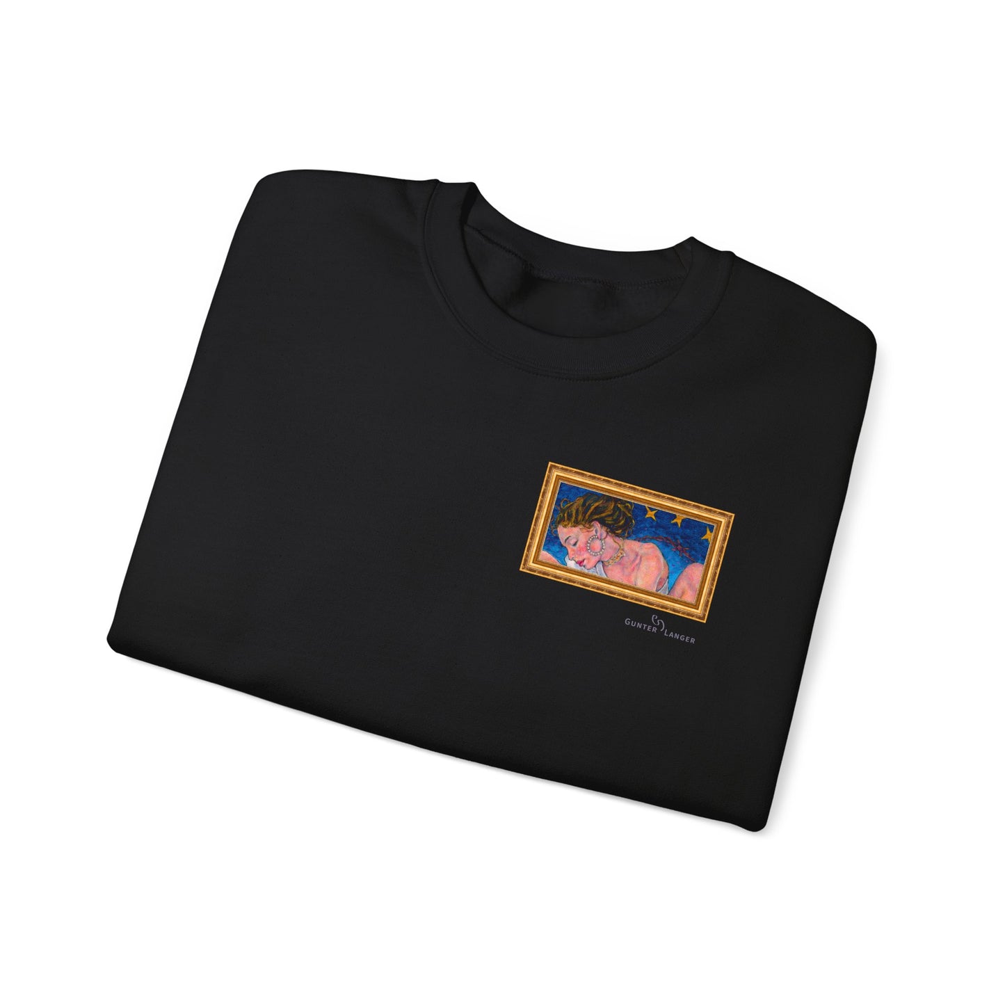 Unisex Heavy Blend™ Crewneck Sweatshirt - Motiv: Front Alva (Ausschnitt) &  Rückseite Alva
