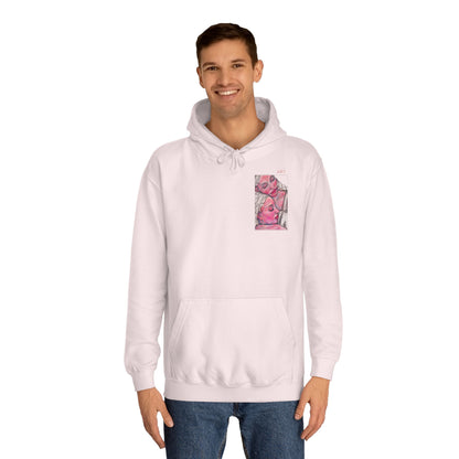 Unisex College Hoodie - Motiv: Front Zuflucht & Rückseite Zuflucht