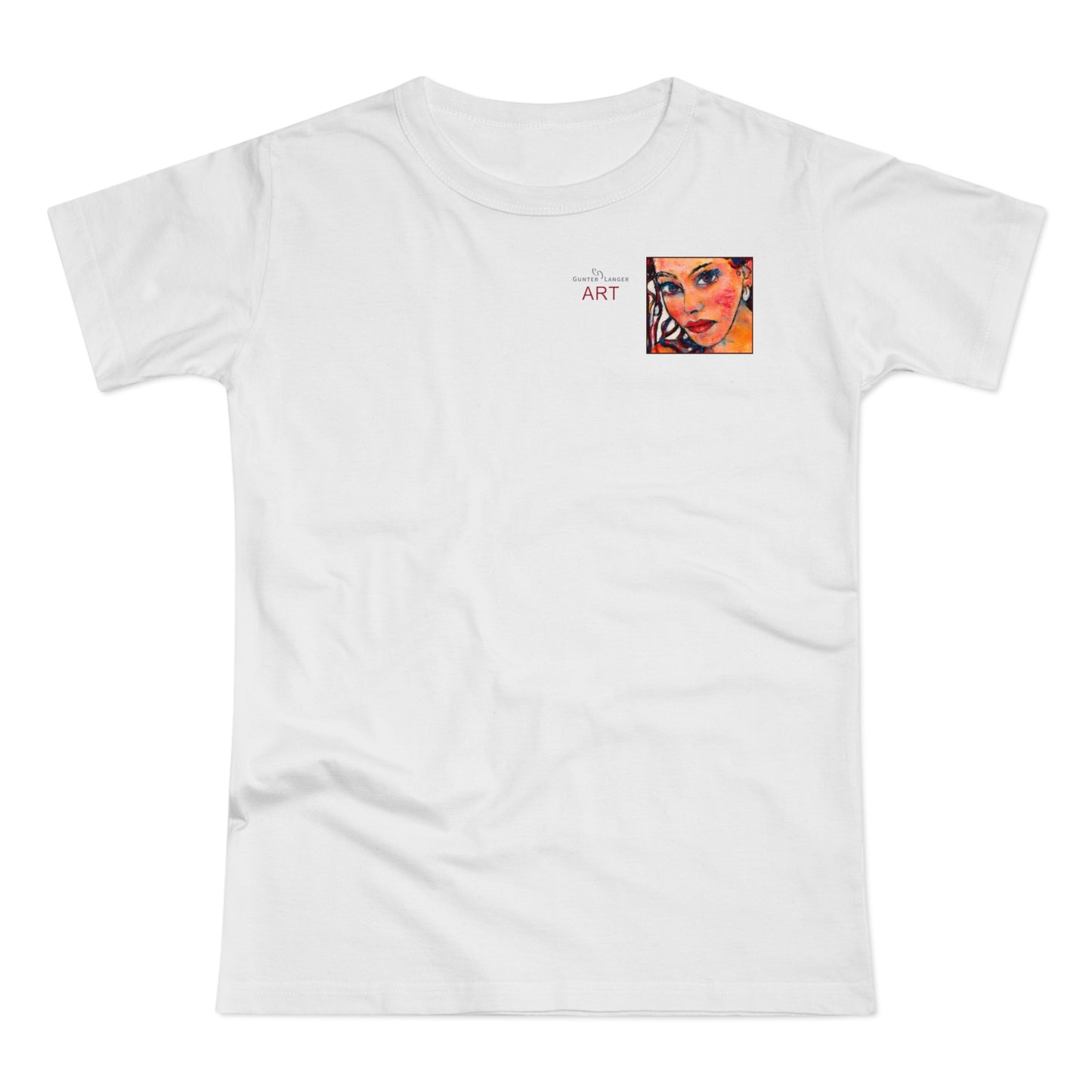 Single Jersey Women's T-shirt - Motiv: Lea, H 7 cm