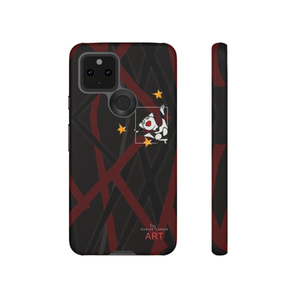 Tough Cases - Google Pixel - Samsung Galaxy - Motiv:  "Miau" klein H 8 cm, Sternenhimmel, Mikado3