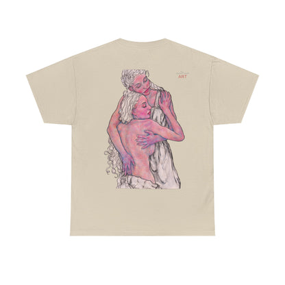 Unisex Heavy Cotton Tee - Motiv: Rückseite Zuflucht (groß)