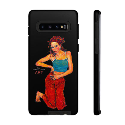 Tough Cases - Google Pixel - Samsung Galaxy - Motiv: Lea, Schwarz