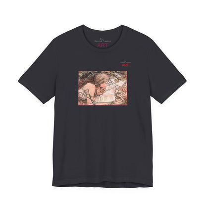 Jersey Short Sleeve Tee - Motiv: Front Antonia, H 15,73 cm