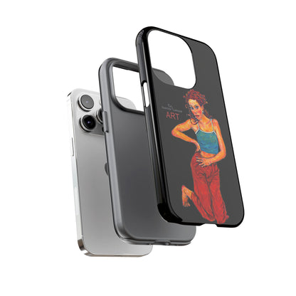 Tough Cases - iPhone - Motiv: Lea, Schwarz