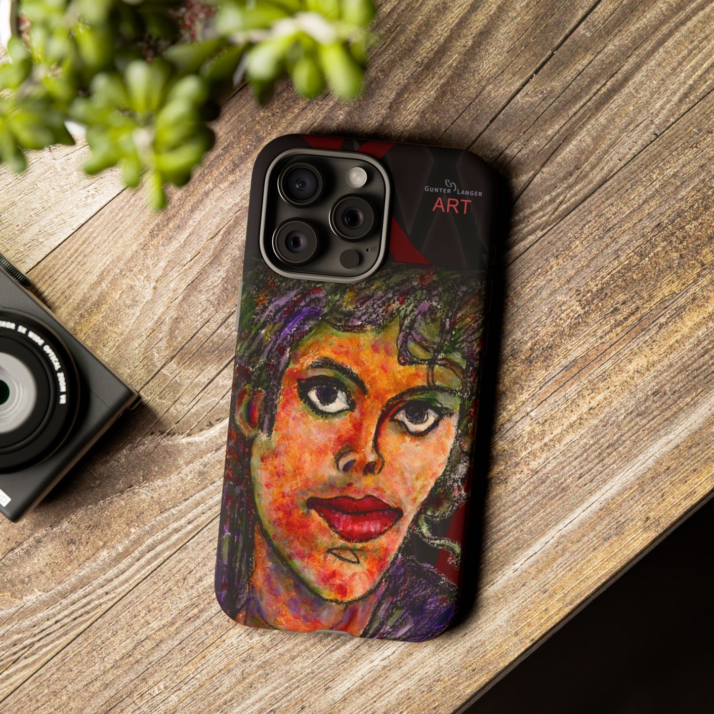 Tough Cases - iPhone - Motiv: MJ, Schwarz