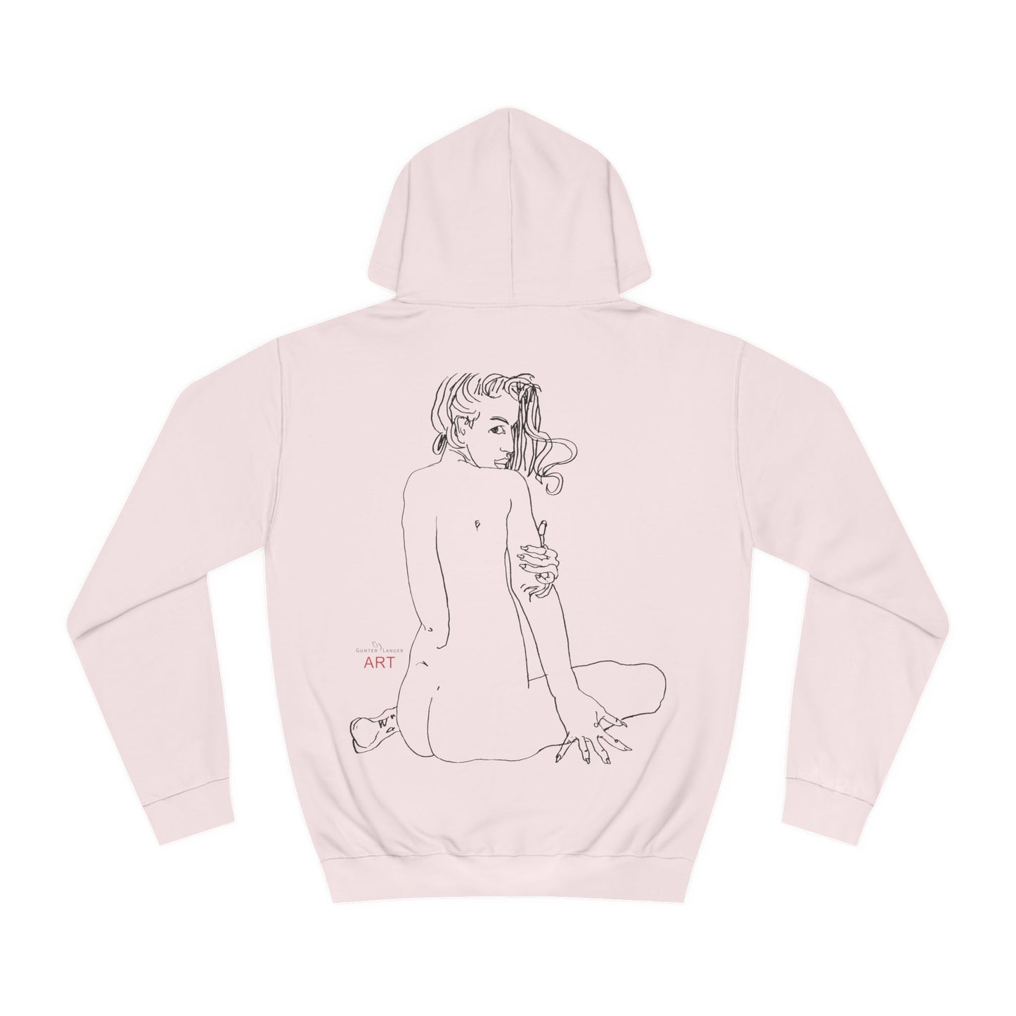 Unisex College Hoodie - Motiv Front Emilia (klein) & Rückseite Emilia