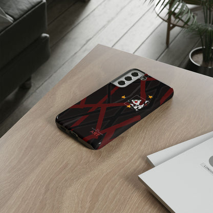 Tough Cases - Google Pixel - Samsung Galaxy - Motiv:  "Miau" klein H 8 cm, Sternenhimmel, Mikado3