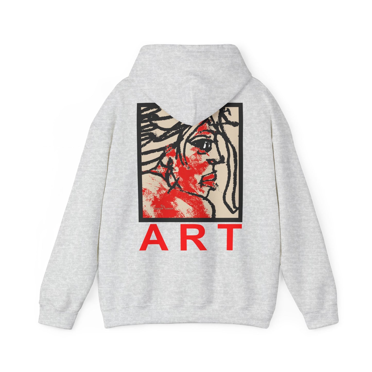 Unisex Heavy Blend™ Hooded Sweatshirt - Motiv: Rückseite "Ria", H43 cm